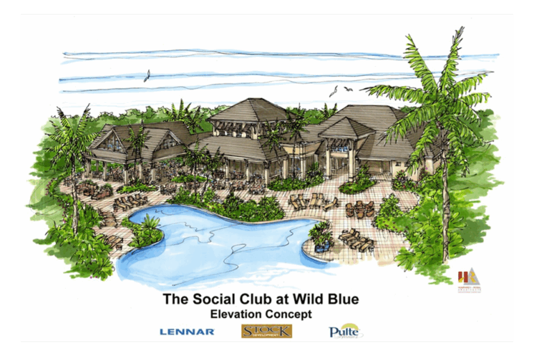 Heatherwood Construction is breaking ground on the  Social Center at WildBluer