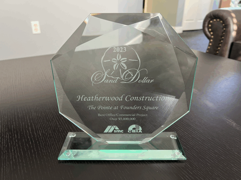 Heatherwood Construction Company wins prestigious Collier Building Industry Association Sand Dollar award
